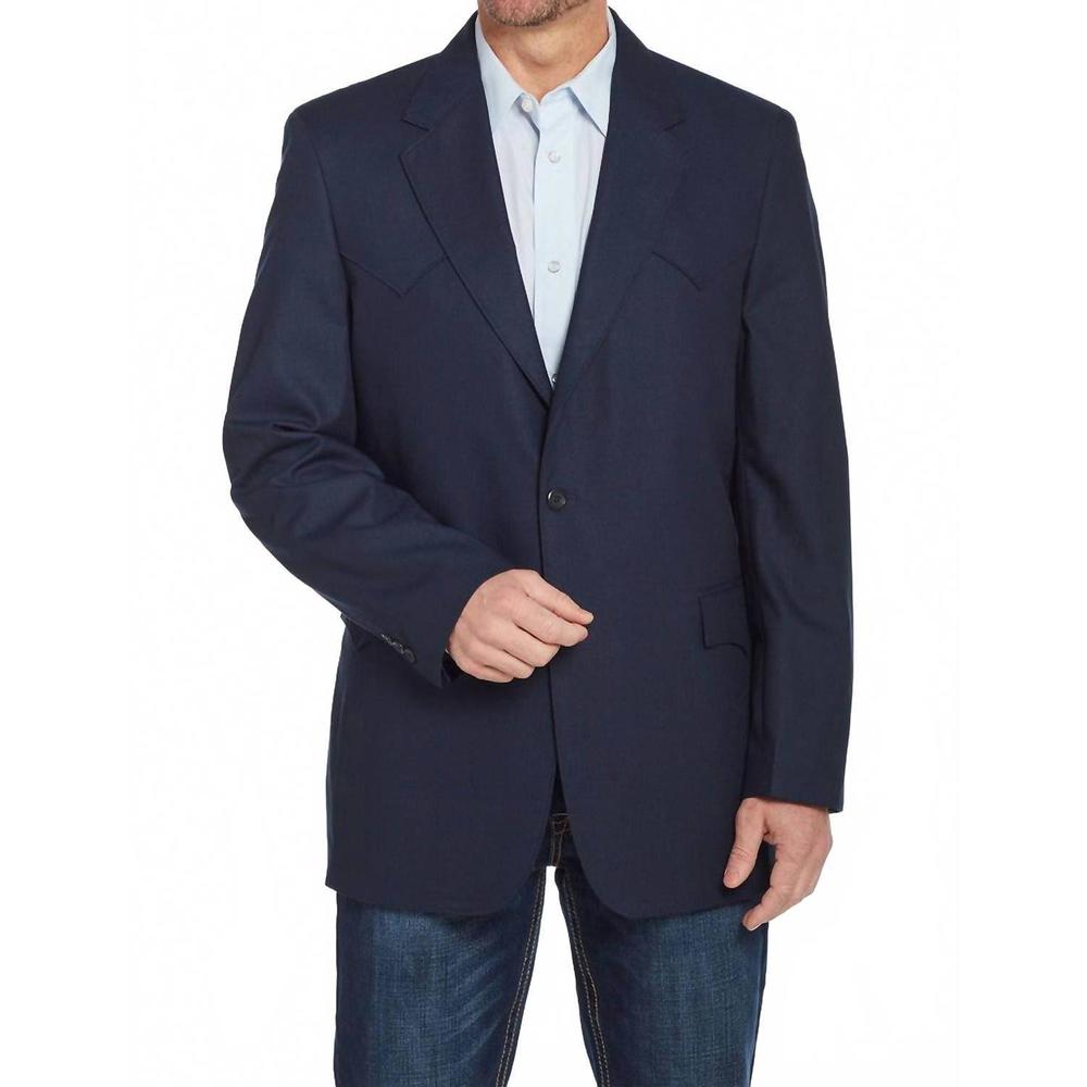NEW CIRCLE G plano sports coat in navy